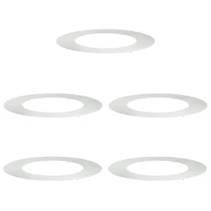 Adecuado Para Anillos De Árbol Plano 5 Pcs Plateado Ø50 / 80 Cm