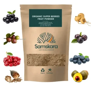 Superfrutos Rojos En Pó Bio - 150g | Fruta Desidratada Biológica, Snack Vegano Natural Sem Açúcares Adicionados