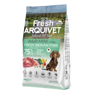 Alimento semihúmedo para perros Fresh Mini Iberian Pork Arquivet 2,5 Kg