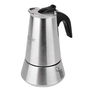 Cafetera Inox.m/baq. 4 Tazas