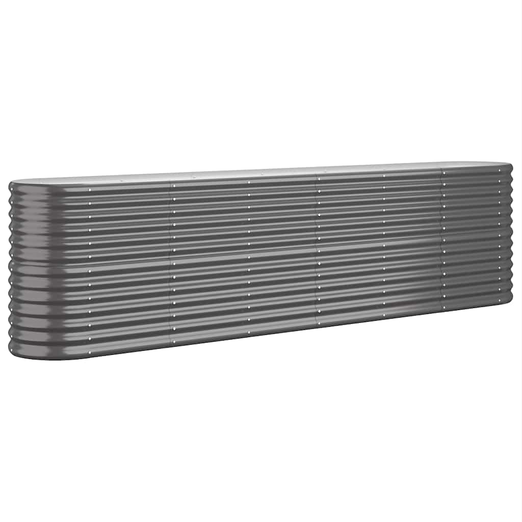 Jardinera Arriate Acero Galvanizado Antracita 260x40x68 Cm - Image 2