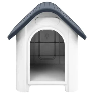 Casa Para Perro Gris 59x75x66 Cm Polipropileno