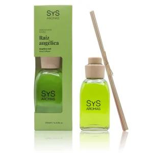Ambientador Mikado de Raiz de Angélica Origins SYS Aromas 250 ml | Aroma Herbal e Balsâmico | Refrescante