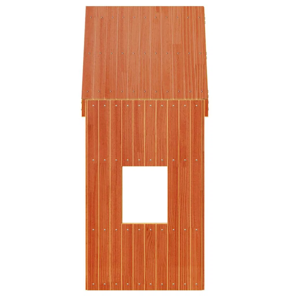 Techo De Cama Infantil Madera Maciza Pino Marrón 60x89x134,5 Cm - Image 5