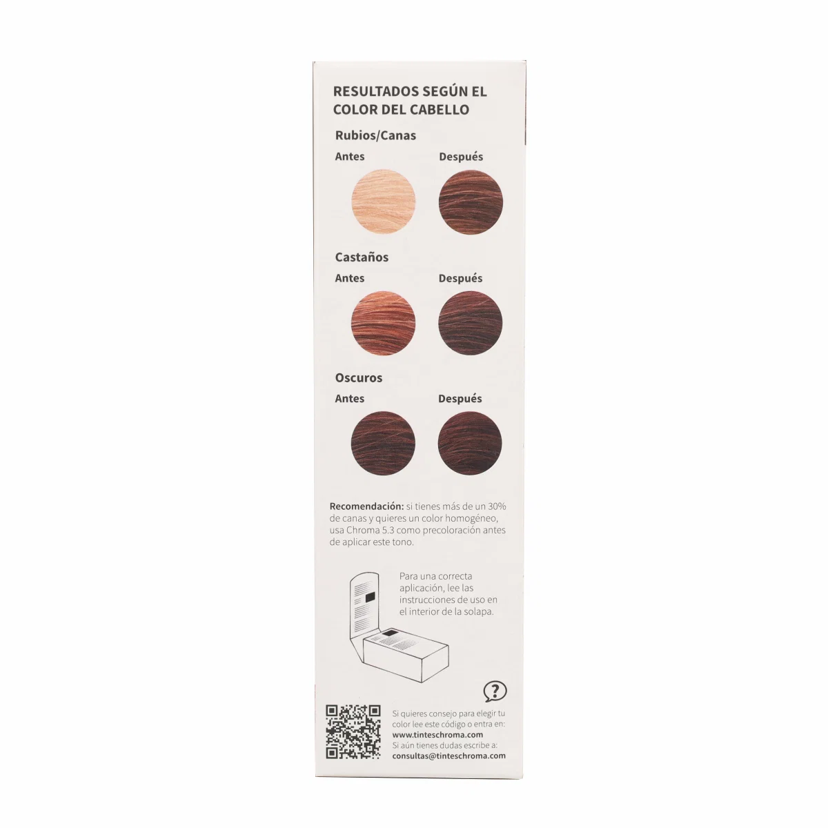 Tinte Chroma BIO Castaño Medio Ceniza 4.1 100 g - Image 3
