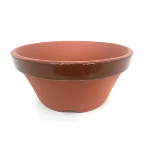 Tiesto De Cerámica Redondo Japonesa Para Cultivo De Bonsai 14.6cm
