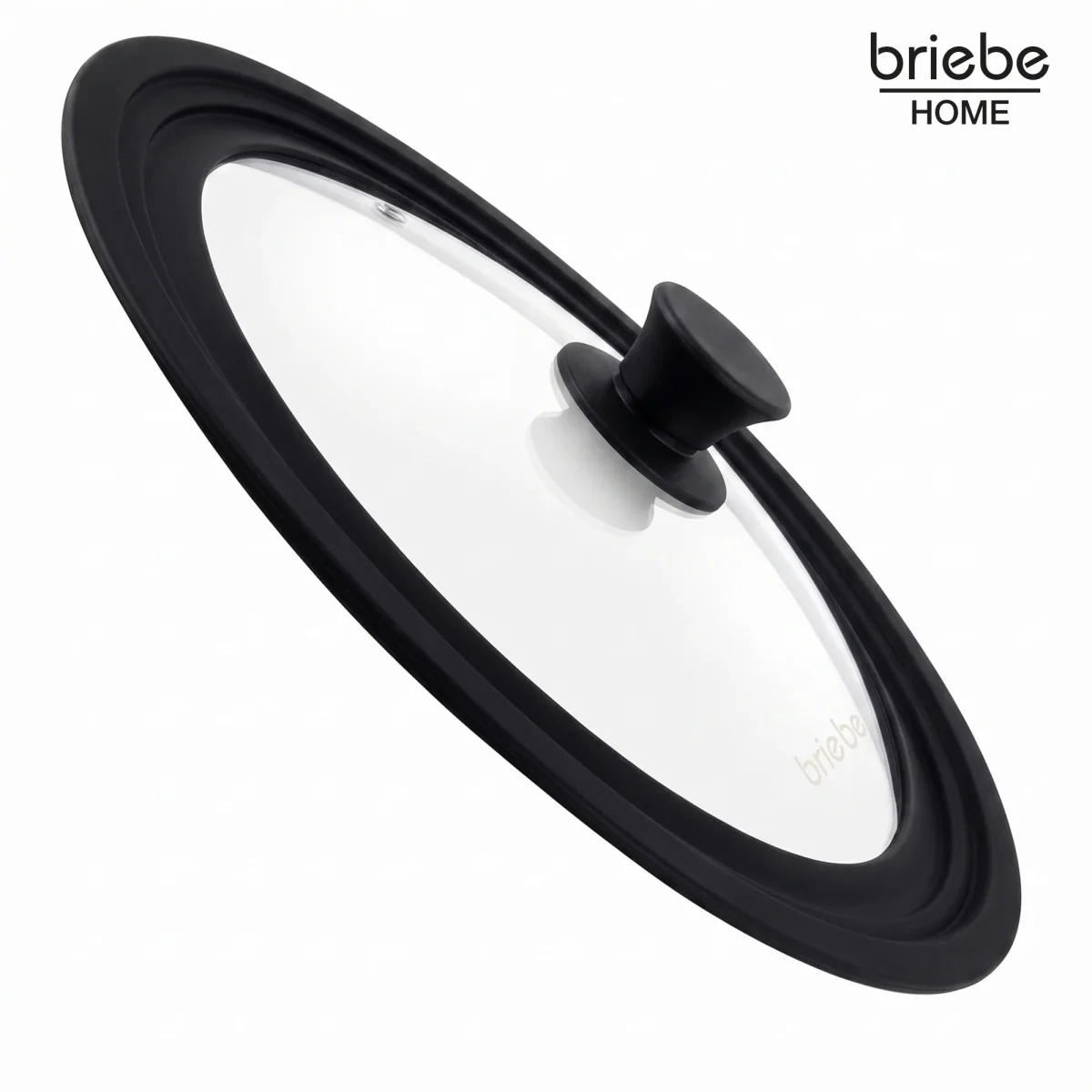 Briebe Totalid Tapa De Sartén Universal Con Borde De Silicona Y Cristal Templado, Multidiámetro 24-26-28 Cm - Image 5