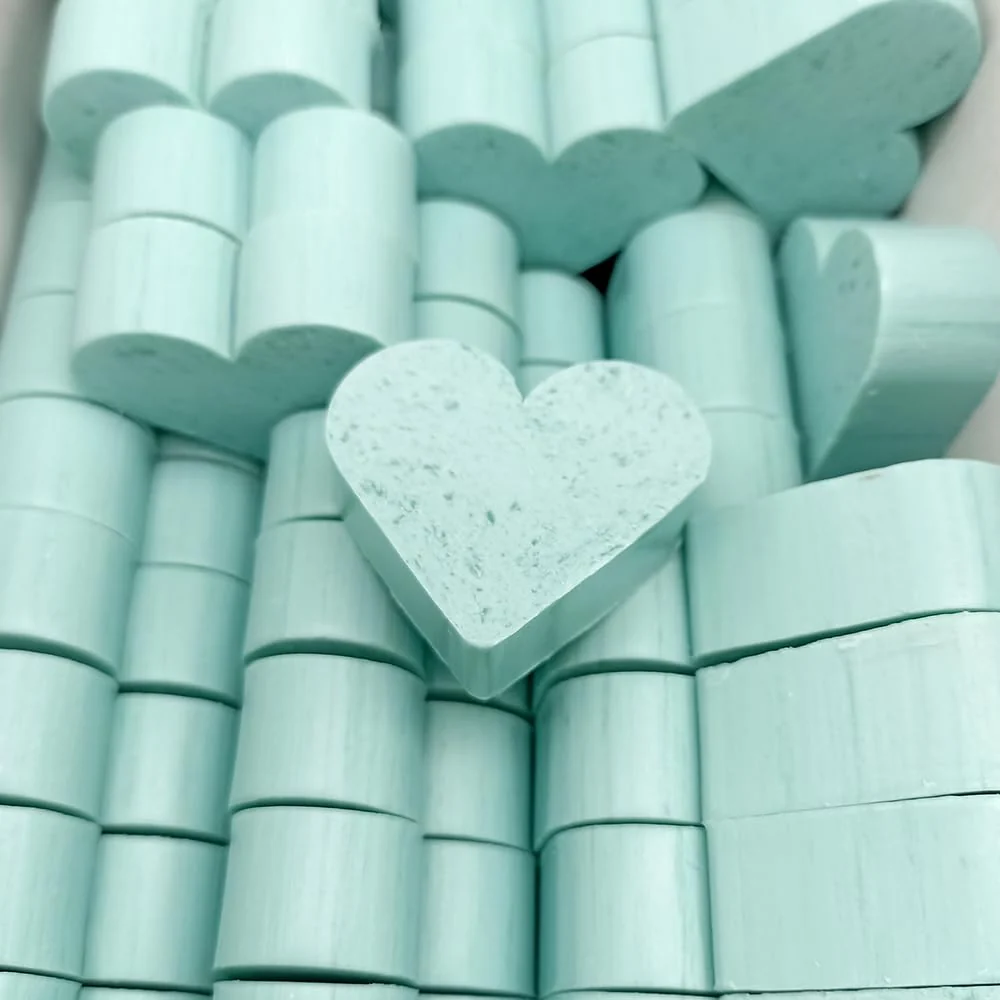 100 Sabonetes Aromáticos Em Forma De Coração. Lembrança Para Convidados De Eventos. Sabonete De Glicerina Com Aroma A Flor De Lótus
