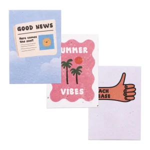 Pack De 3 Postales Plantables – Summer Vibes Collection