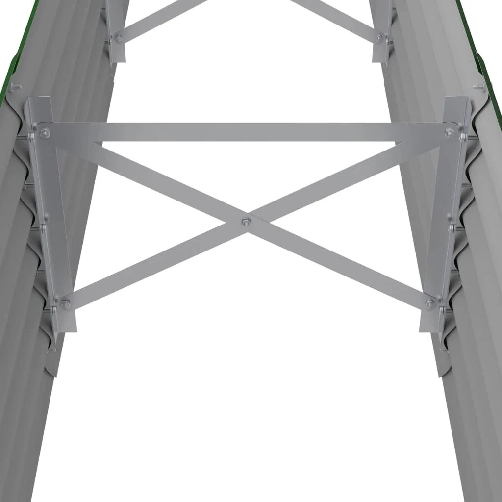 Jardinera Arriate Acero Galvanizado Verde 224x40x36 Cm - Image 6
