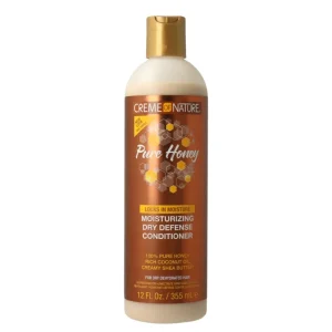 Acondicionador Pure Honey Moisturizing Dry Defense Conditioner Creme Of Nature 355ml
