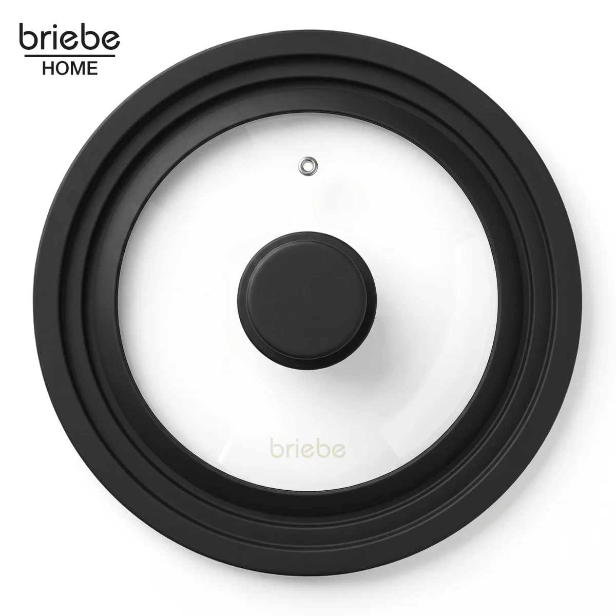 Briebe Totalid Tapa De Sartén Universal Con Borde De Silicona Y Cristal Templado, Multidiámetro 24-26-28 Cm - Image 4