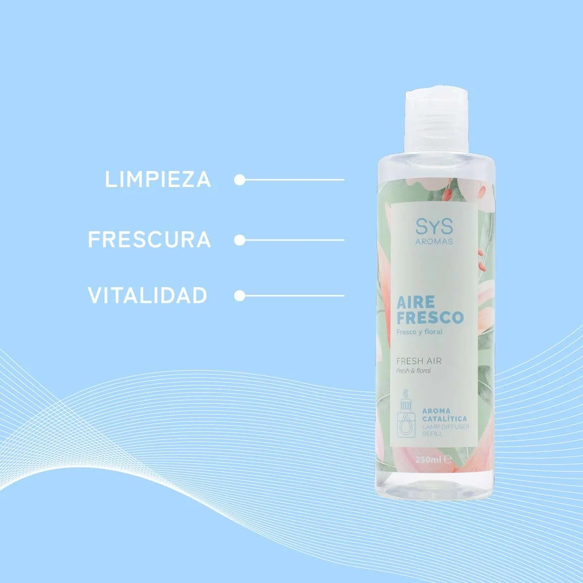 Aroma para Lâmpada Catalítica Ar Fresco SYS Aromas 250 ml | Fragrância Fresca e Mediterrânica - Image 6