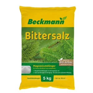 Sal De Epsom 25kg - Sulfato De Magnesio Para Coníferas, Prevención De Caída De Agujas Y Crecimiento Saludable