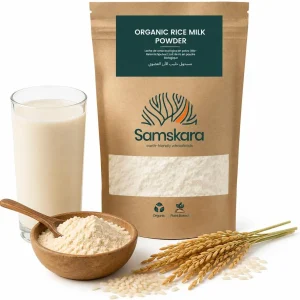 Leite De Arroz En Pó Bio - 500g | Bebida Vegetal Biológica Vegana, Sem Lactose, Sem Açúcares Adicionados, Sem Glúten