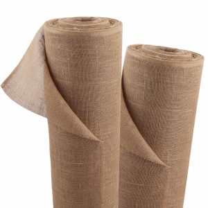 60m X 1m Tecido De Juta 215g/m² Tapete De Juta De Jardim Tecido De Juta Fita De Juta De Serapilheira