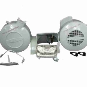KIT/PACK Deposito, capot do farol, Capot do volante CINZA